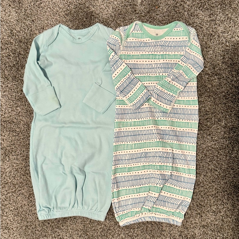 HonestBaby 2 Pack Sleeper Gown